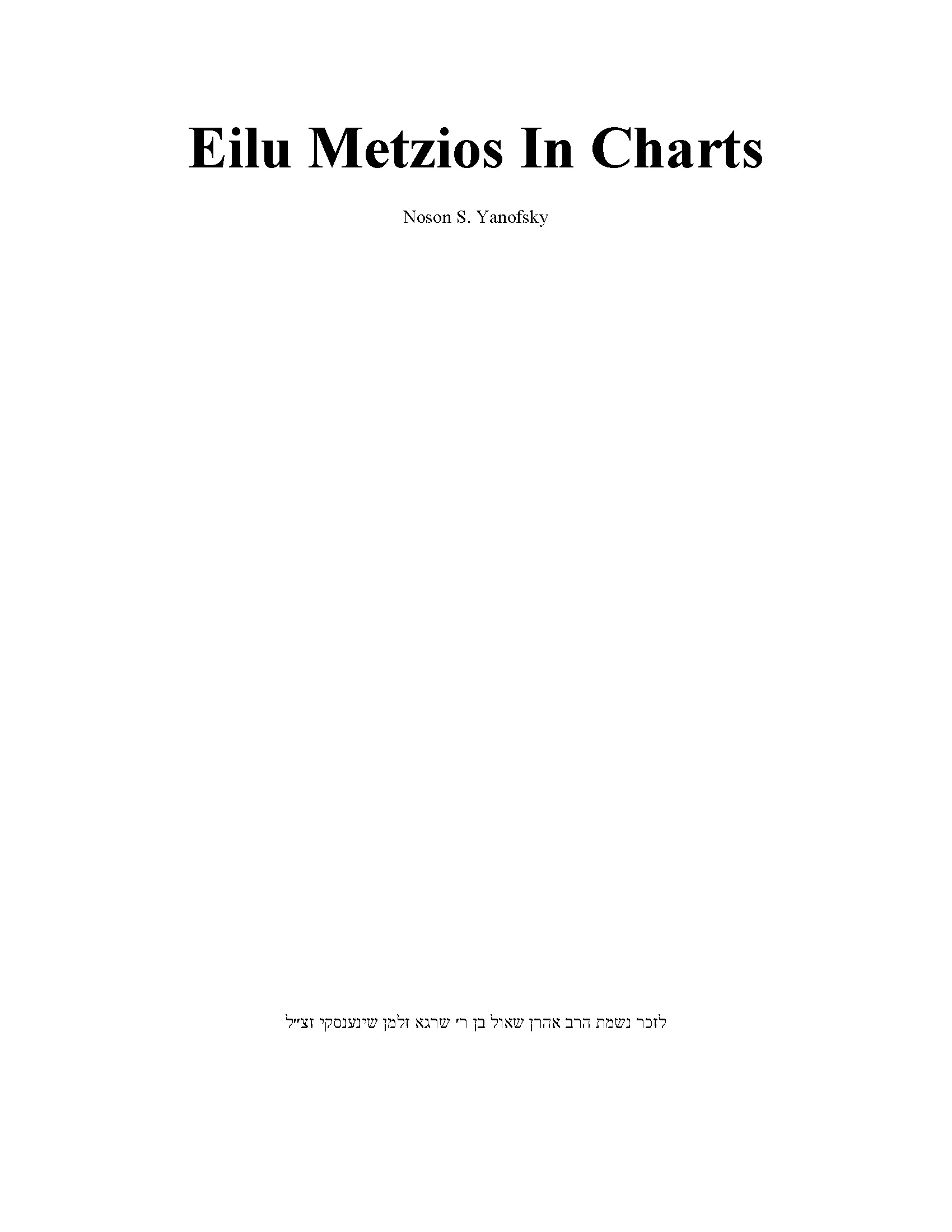 Eilu Metzios In Charts
